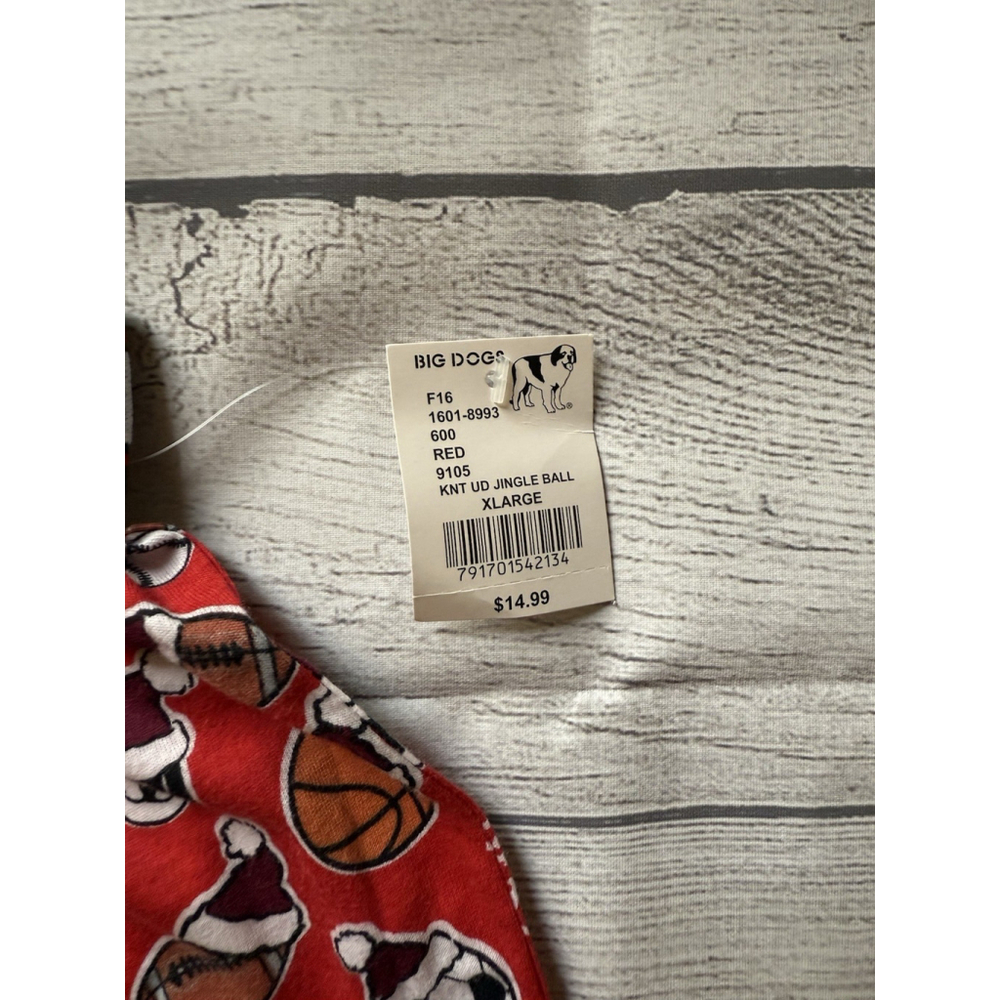 Big Dogs Boxers Men XL Multicolor Christmas Jingle Balls Basketball Football NWT - Picture 4 of 9